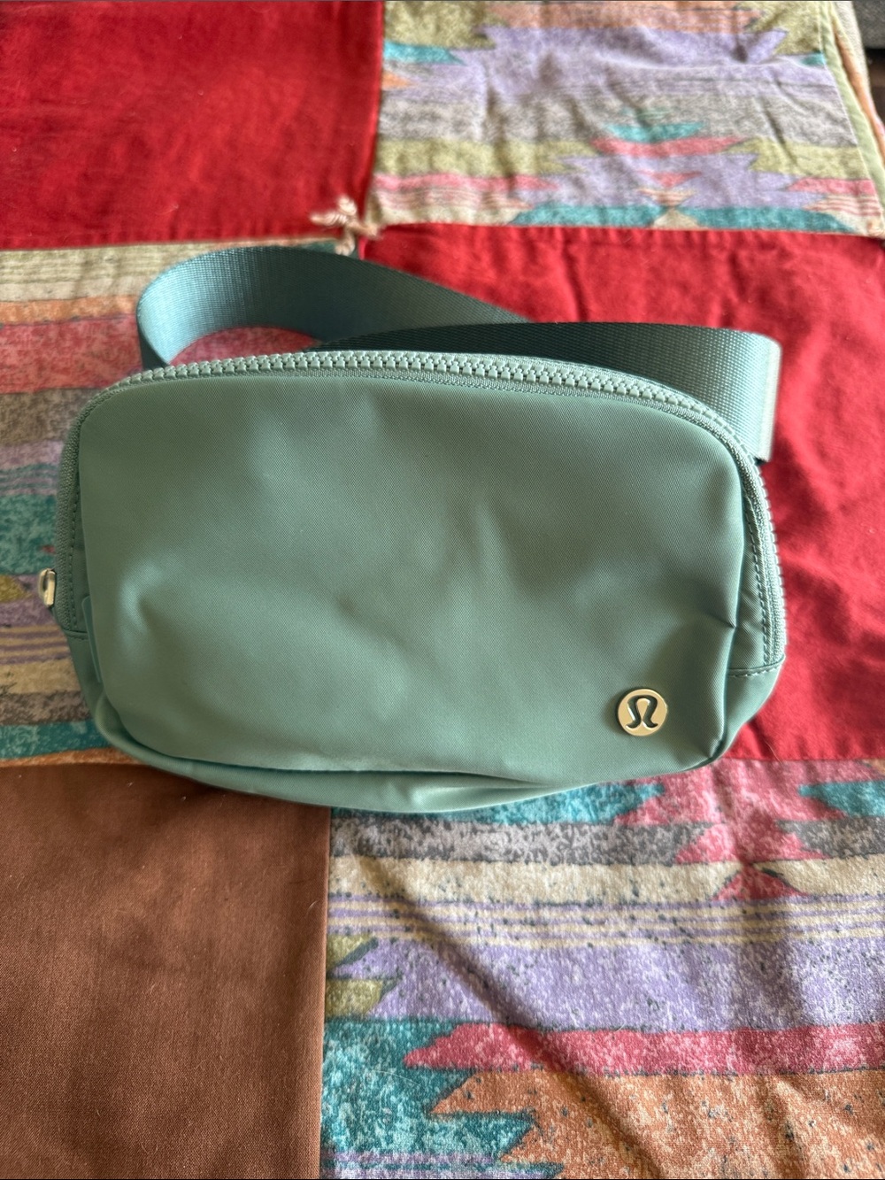 lululemon athletica Mint Green Crossbody Belt Bag